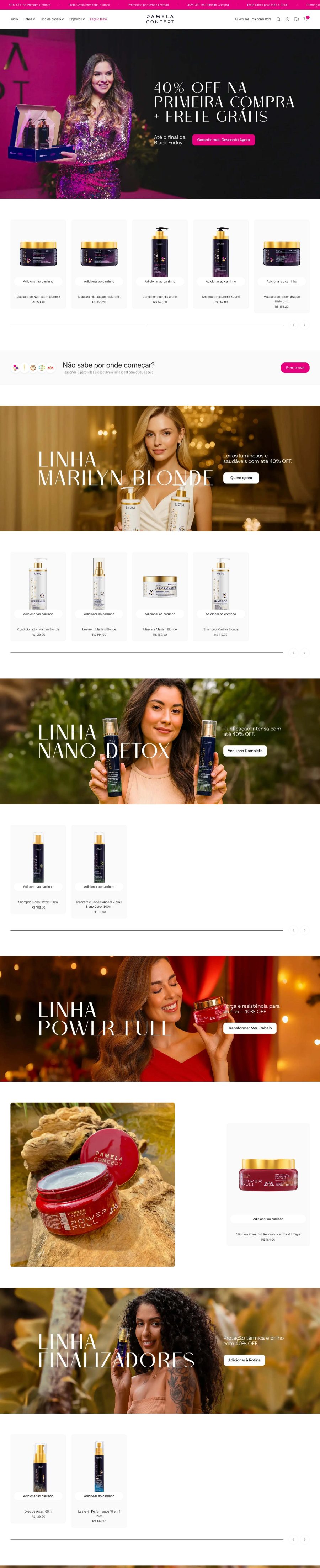 Loja da Pamela Concept depois